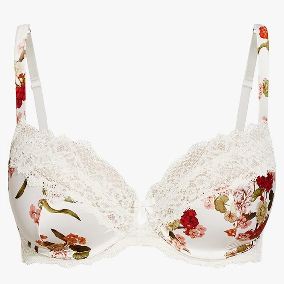 Fox&Royal floral lace detail bra size 40G - Picture 1 of 6
